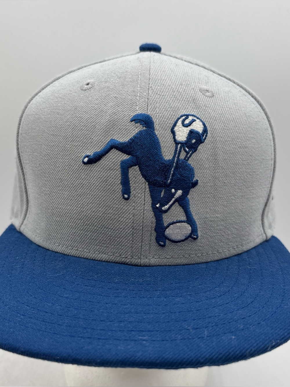 Indianapolis Colts New Era 59Fifty Blue/Gray On Field Classic 7 3/8 Fitted Hat‎